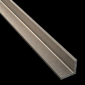 McNICHOLS® Accessories Angle, Carbon Steel, Hot Rolled, 1/4" Thick (.2500" Thick), 90° Angle, Equal Legs (1-1/2" Leg x 1-1/2" Leg)