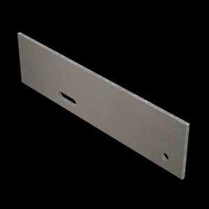 McNICHOLS® Accessories Carrier Plates - Bar Grating, Carbon Steel, Hot Rolled, 3/16" Thick (.1875" Thick), CP-BG-12325 Bar Grating Stair Tread Carrier Plates - Pair (3-1/4" Height x 12-1/8" Width)