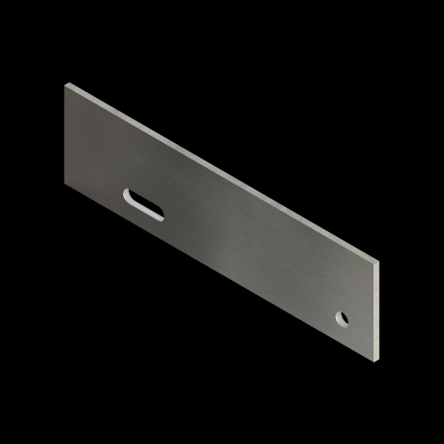 McNICHOLS® Accessories Carrier Plates - Bar Grating, Aluminum, Aluminum Alloy, .1875" Thick (3/16" Thick), CP-BG-1030 Bar Grating Stair Tread Carrier Plates - Pair (3" Height x 10-15/16" Width)