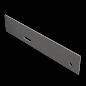 McNICHOLS® Accessories Carrier Plates - Bar Grating, Carbon Steel, Hot Rolled, 3/16" Thick (.1875" Thick), CP-BG-1225 Bar Grating Stair Tread Carrier Plates - Pair (2-1/2" Height x 12-7/16" Width)