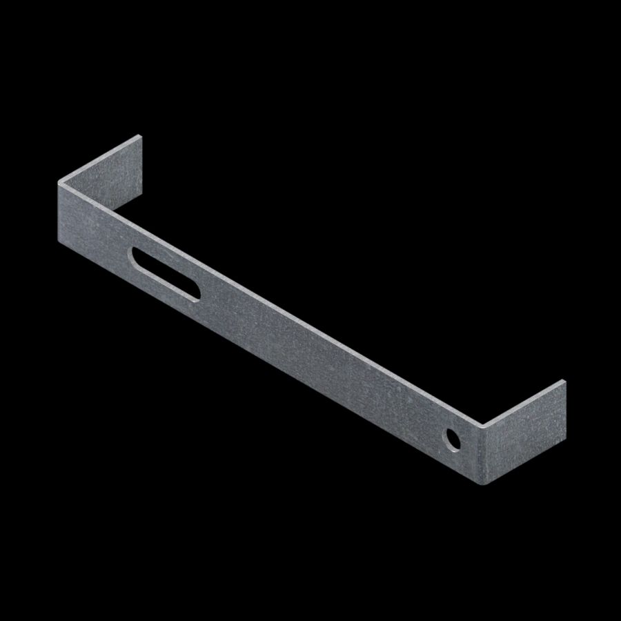 McNICHOLS® Accessories Carrier Plates - Plank Grating, Galvanized Steel, Pre-Galvanized, 12 Gauge (.1084" Thick), CP-PG-415-N Plank Grating Stair Tread Plank Carrier Plates - Pair (1-3/16" Height x 10-1/4" Width) McNICHOLS® Accessories Carrier Plates - Plank Grating, Galvanized Steel, Pre-Galvanized, 12 Gauge (.1084" Thick), CP-PG-415-N Plank Grating Stair Tread Plank Carrier Plates - Pair (1-3/16" Height x 10-1/4" Width)