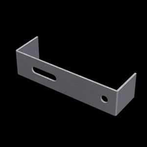 McNICHOLS® Accessories Carrier Plates - Plank Grating, Aluminum, Aluminum Alloy, .1000" Thick (10 Gauge), CP-PG-720 Plank Grating Stair Tread Carrier Plates - Pair (1-11/16" Height x 6-13/16" Width)
