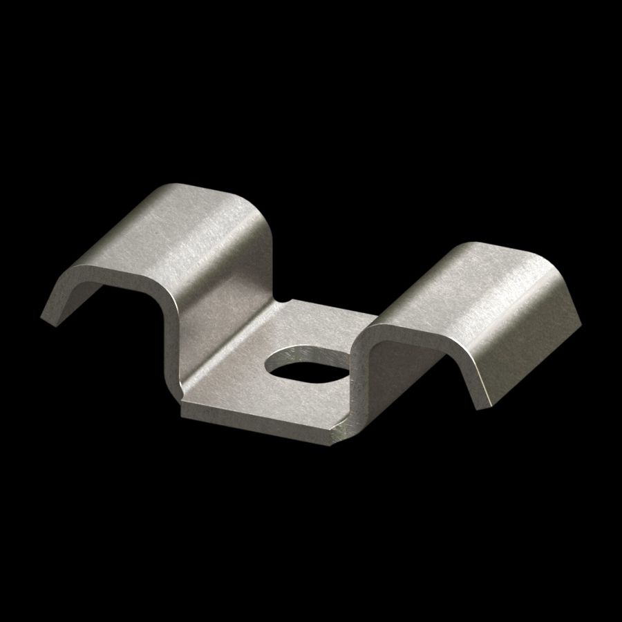 McNICHOLS® Accessories Fastener, Stainless Steel, Type 304, Type CB Saddle Clip (Hardware Available Separately)