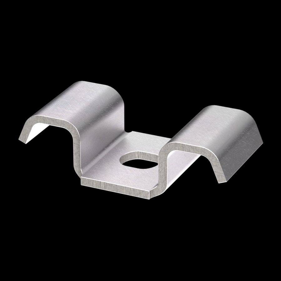 McNICHOLS® Accessories Fastener, Aluminum, Alloy 3003-H14, Type CB Saddle Clip (Hardware Available Separately)