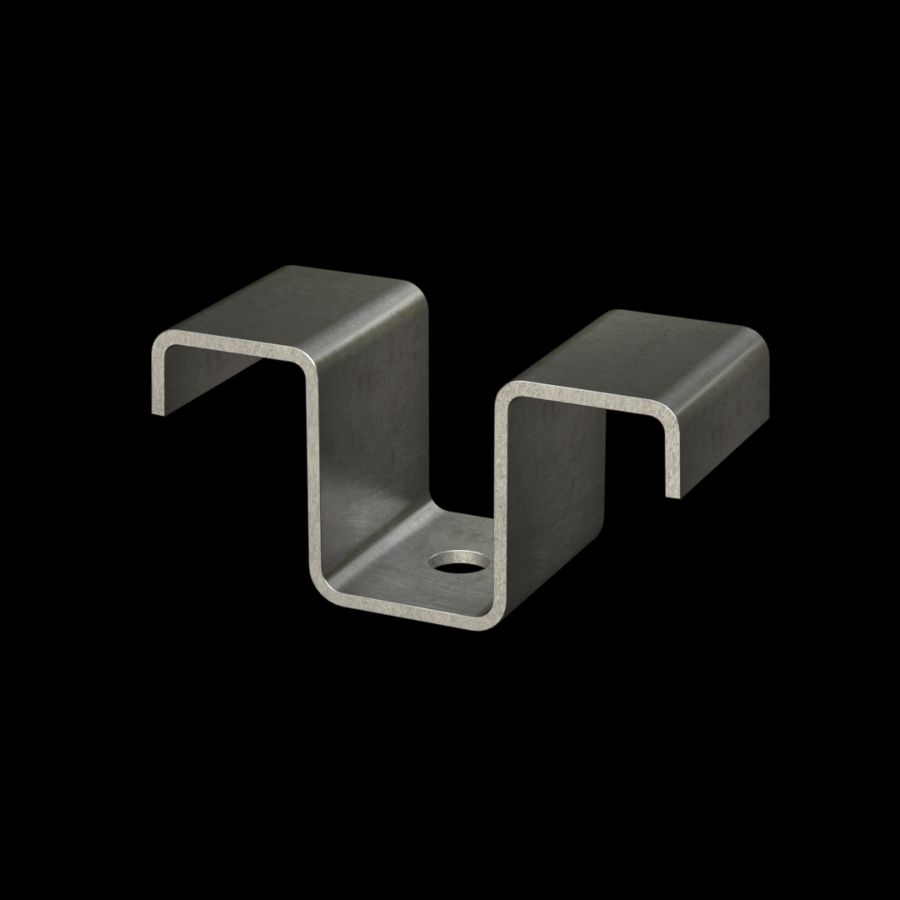 McNICHOLS® Accessories Fastener, Stainless Steel, Type 316, Type MI-6015 Saddle Clip (Hardware Available Separately) McNICHOLS® Accessories Fastener, Stainless Steel, Type 316, Type MI-6015 Saddle Clip (Hardware Available Separately)