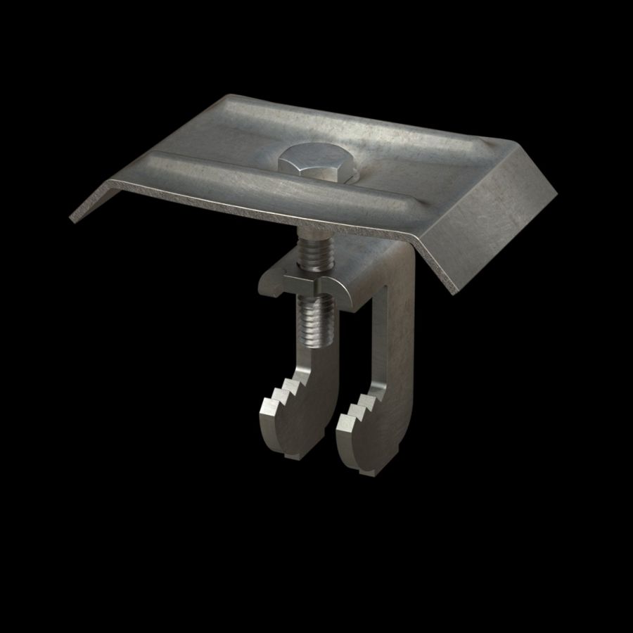 McNICHOLS® Accessories Fastener, Stainless Steel, Type 316, Type RSSGG1C Hold-Down Clip (Hardware Integral with Hold-Down Clip) McNICHOLS® Accessories Fastener, Stainless Steel, Type 316, Type RSSGG1C Hold-Down Clip (Hardware Integral with Hold-Down Clip)