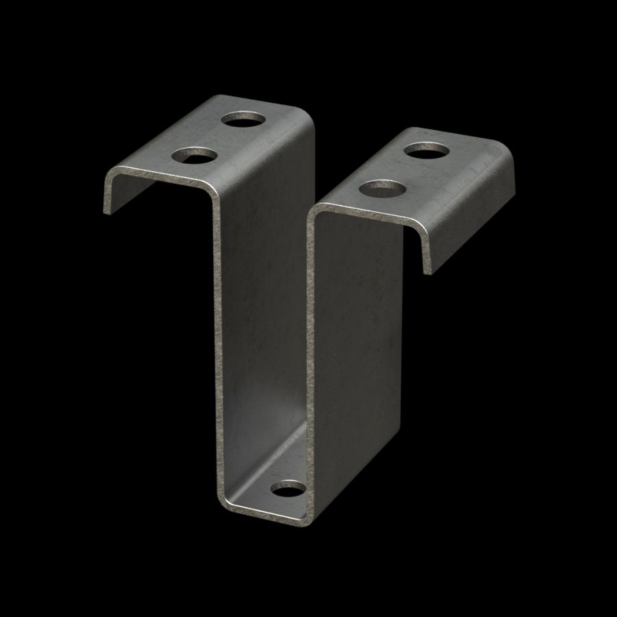 McNICHOLS® Accessories Fastener, Galvanized Steel, Hot Dipped, Type MHC-25 Hold-Down Clamp (Hardware Available Separately) McNICHOLS® Accessories Fastener, Galvanized Steel, Hot Dipped, Type MHC-25 Hold-Down Clamp (Hardware Available Separately)