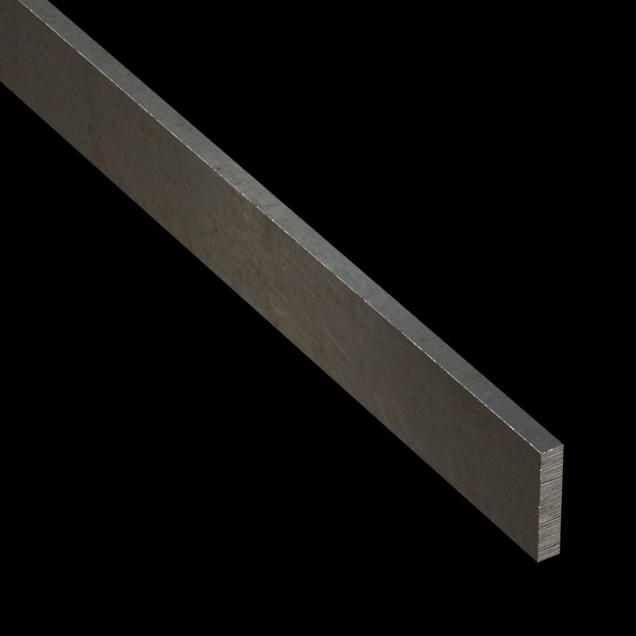 McNICHOLS® Accessories Flat Bar, Carbon Steel, Hot Rolled, 1/4" Thick (.2500" Thick), Flat Bar (1-1/4" Height)