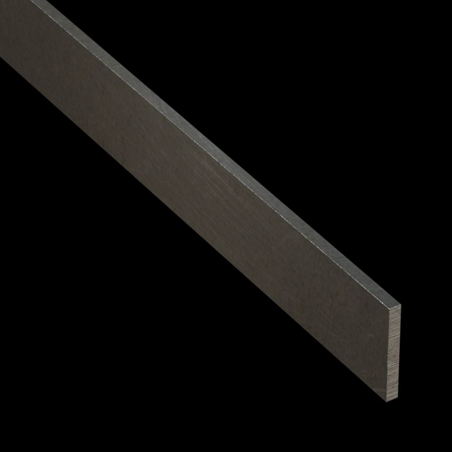 McNICHOLS® Accessories Flat Bar, Carbon Steel, Hot Rolled, 3/16" Gauge (.1875" Thick), Flat Bar (1-1/2" Width) McNICHOLS® Accessories Flat Bar, Carbon Steel, Hot Rolled, 3/16" Gauge (.1875" Thick), Flat Bar (1-1/2" Width)