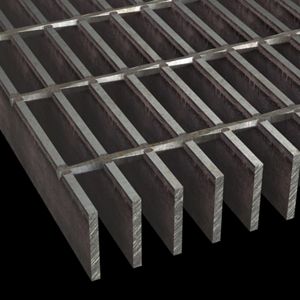 McNICHOLS® Bar Grating Heavy-Duty Welded, Rectangular Bar, GHB-225, 19-W-4 Spacing, Carbon Steel, Hot Rolled, 2-1/4" x 1/4" Rectangular Bar, Smooth Surface, 71% Open Area