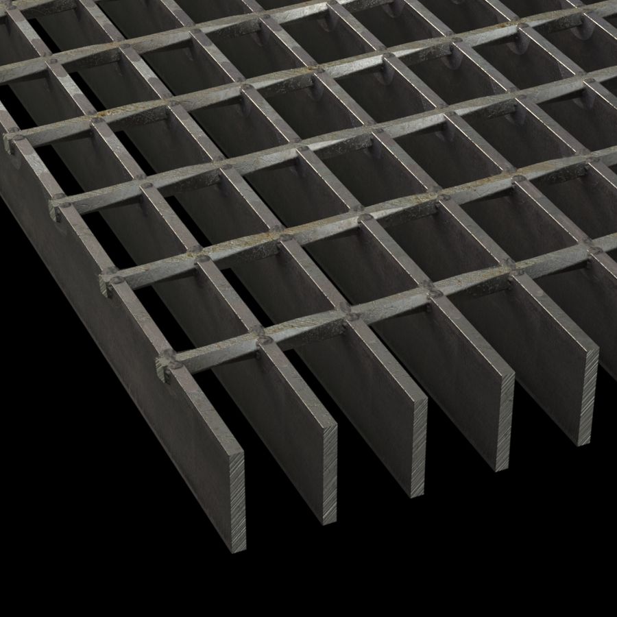 McNICHOLS® Bar Grating Welded, Rectangular Bar, GW-150-2, 19-W-2 Spacing, Carbon Steel, Hot Rolled, 1-1/2" x 3/16" Rectangular Bar, Smooth Surface, 71% Open Area McNICHOLS® Bar Grating Welded, Rectangular Bar, GW-150-2, 19-W-2 Spacing, Carbon Steel, Hot Rolled, 1-1/2" x 3/16" Rectangular Bar, Smooth Surface, 71% Open Area
