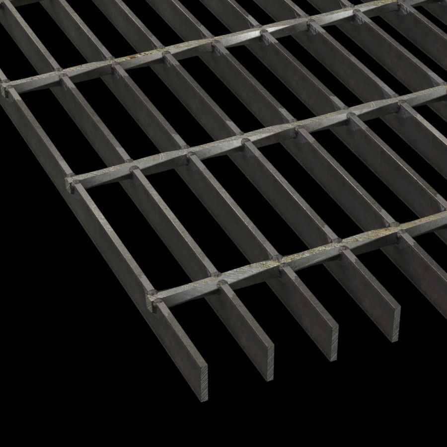 McNICHOLS® Bar Grating Welded, GW-75-A, 19-W-4 Spacing, Carbon Steel, Hot Rolled, 3/4" x 1/8" Rectangular Bar, Smooth Surface, 83% Open Area McNICHOLS® Bar Grating Welded, GW-75-A, 19-W-4 Spacing, Carbon Steel, Hot Rolled, 3/4" x 1/8" Rectangular Bar, Smooth Surface, 83% Open Area