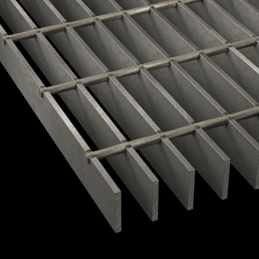 McNICHOLS® Bar Grating Welded, Rectangular Bar, GW-150, 19-W-4 Spacing, Stainless Steel, Type 304L, 1-1/2" x 3/16" Rectangular Bar, Smooth Surface, 77% Open Area McNICHOLS® Bar Grating Welded, Rectangular Bar, GW-150, 19-W-4 Spacing, Stainless Steel, Type 304L, 1-1/2" x 3/16" Rectangular Bar, Smooth Surface, 77% Open Area