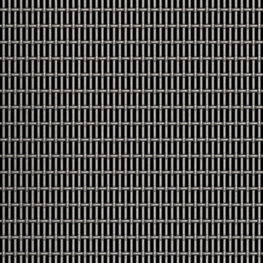 McNICHOLS® Wire Mesh Designer Mesh, SHIRE™ 2105, Stainless Steel, Type 316, Woven - Lock Crimp/Plain Weave, 44% Open Area McNICHOLS® Wire Mesh Designer Mesh, SHIRE™ 2105, Stainless Steel, Type 316, Woven - Lock Crimp/Plain Weave, 44% Open Area