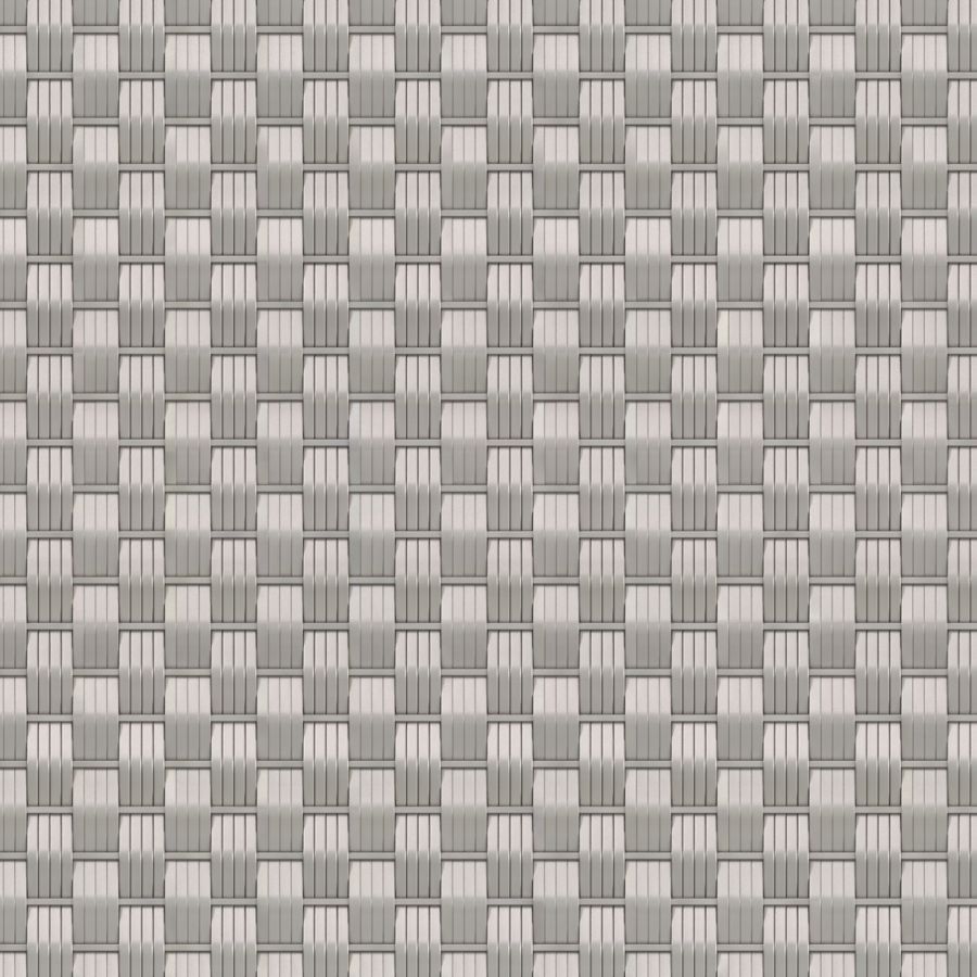 McNICHOLS® Wire Mesh Designer Mesh, SHIRE™ 2136, Stainless Steel, Type 316, Woven - Flat Wire Cladding Weave, 0% Open Area McNICHOLS® Wire Mesh Designer Mesh, SHIRE™ 2136, Stainless Steel, Type 316, Woven - Flat Wire Cladding Weave, 0% Open Area