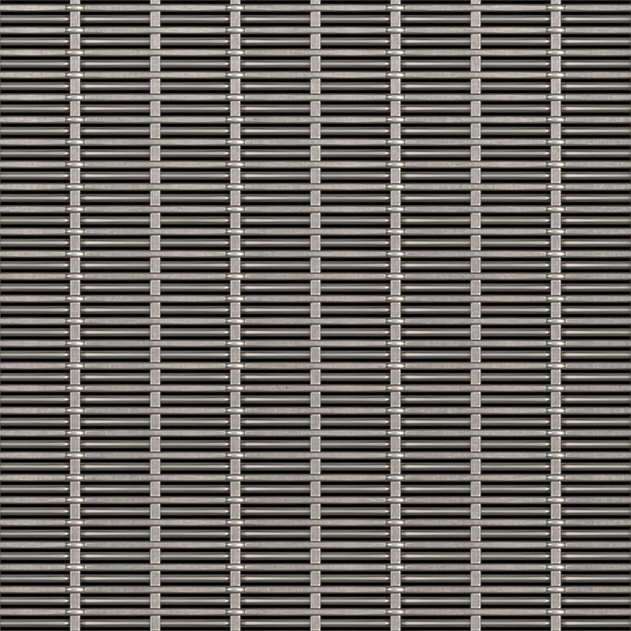 McNICHOLS® Wire Mesh Designer Mesh, SHIRE™ 2141, Stainless Steel, Type 316, Woven - Hollow Center Dutch-Style Weave, 32% Open Area McNICHOLS® Wire Mesh Designer Mesh, SHIRE™ 2141, Stainless Steel, Type 316, Woven - Hollow Center Dutch-Style Weave, 32% Open Area