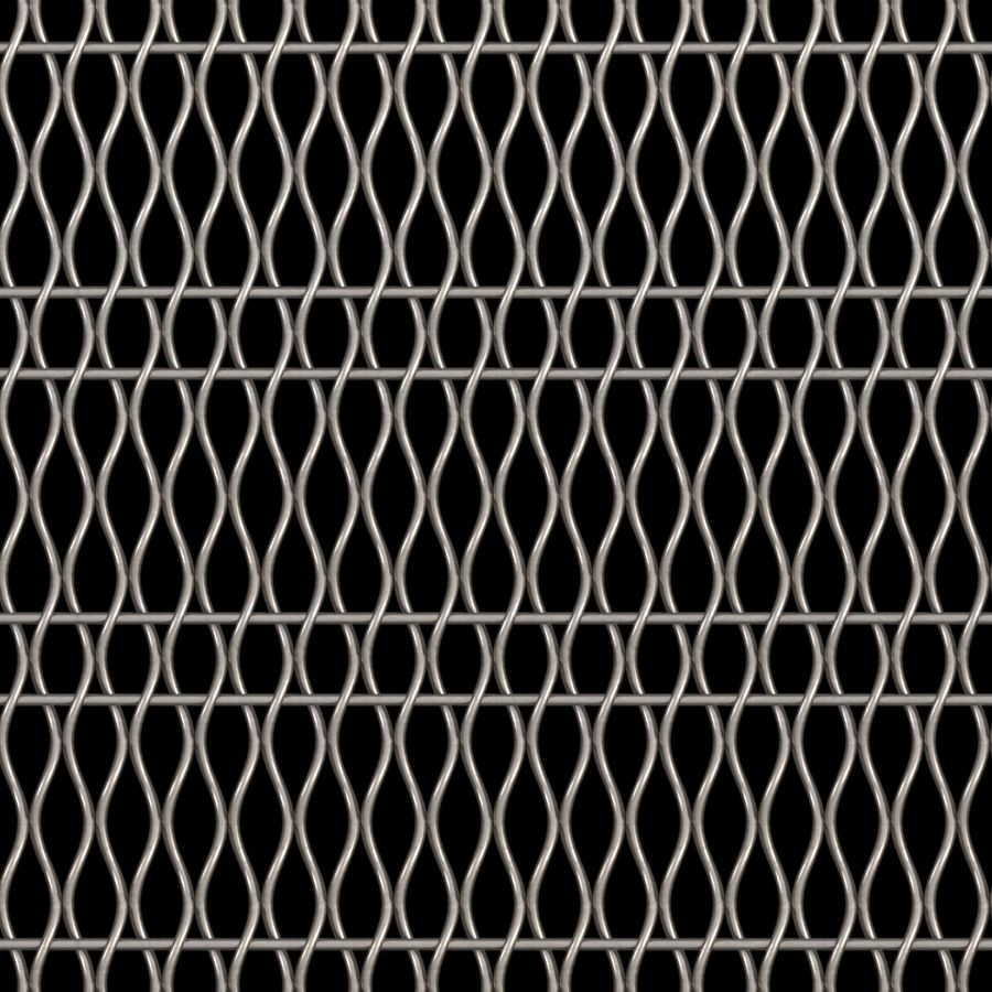 McNICHOLS® Wire Mesh Designer Mesh, HALO™ 2156, Stainless Steel, Type 316, Woven - Helical (Spiral) Crimp Weave, 57% Open Area McNICHOLS® Wire Mesh Designer Mesh, HALO™ 2156, Stainless Steel, Type 316, Woven - Helical (Spiral) Crimp Weave, 57% Open Area