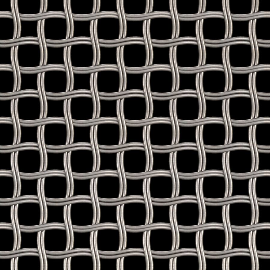 McNICHOLS® Wire Mesh Designer Mesh, HALO™ 2252, Stainless Steel, Type 316, Woven - Helical (Spiral) Crimp Weave, 52% Open Area McNICHOLS® Wire Mesh Designer Mesh, HALO™ 2252, Stainless Steel, Type 316, Woven - Helical (Spiral) Crimp Weave, 52% Open Area