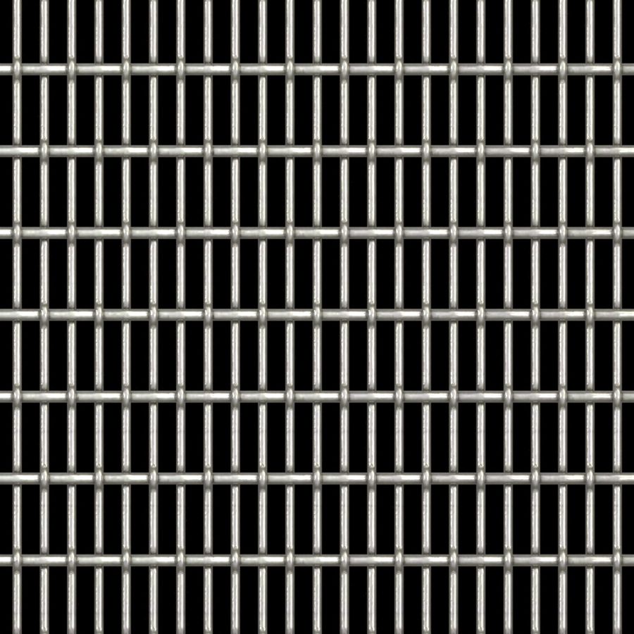 McNICHOLS® Wire Mesh Designer Mesh, CHATEAU™ 3125, Stainless Steel, Type 316, Woven - Lock Crimp/Plain Weave, 59% Open Area McNICHOLS® Wire Mesh Designer Mesh, CHATEAU™ 3125, Stainless Steel, Type 316, Woven - Lock Crimp/Plain Weave, 59% Open Area