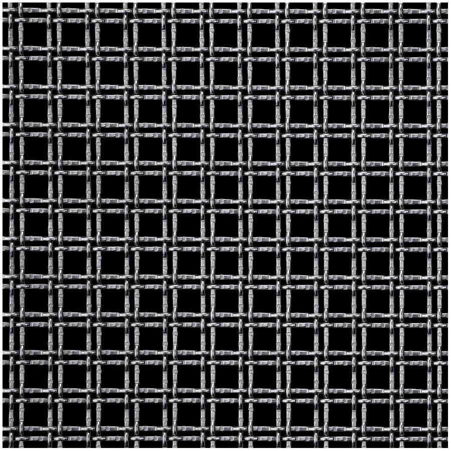 McNICHOLS® Wire Mesh Designer Mesh, TALICA™ 8145, Stainless Steel, Type 316, Woven - Twin Wire Flat Top Weave, 53% Open Area McNICHOLS® Wire Mesh Designer Mesh, TALICA™ 8145, Stainless Steel, Type 316, Woven - Twin Wire Flat Top Weave, 53% Open Area
