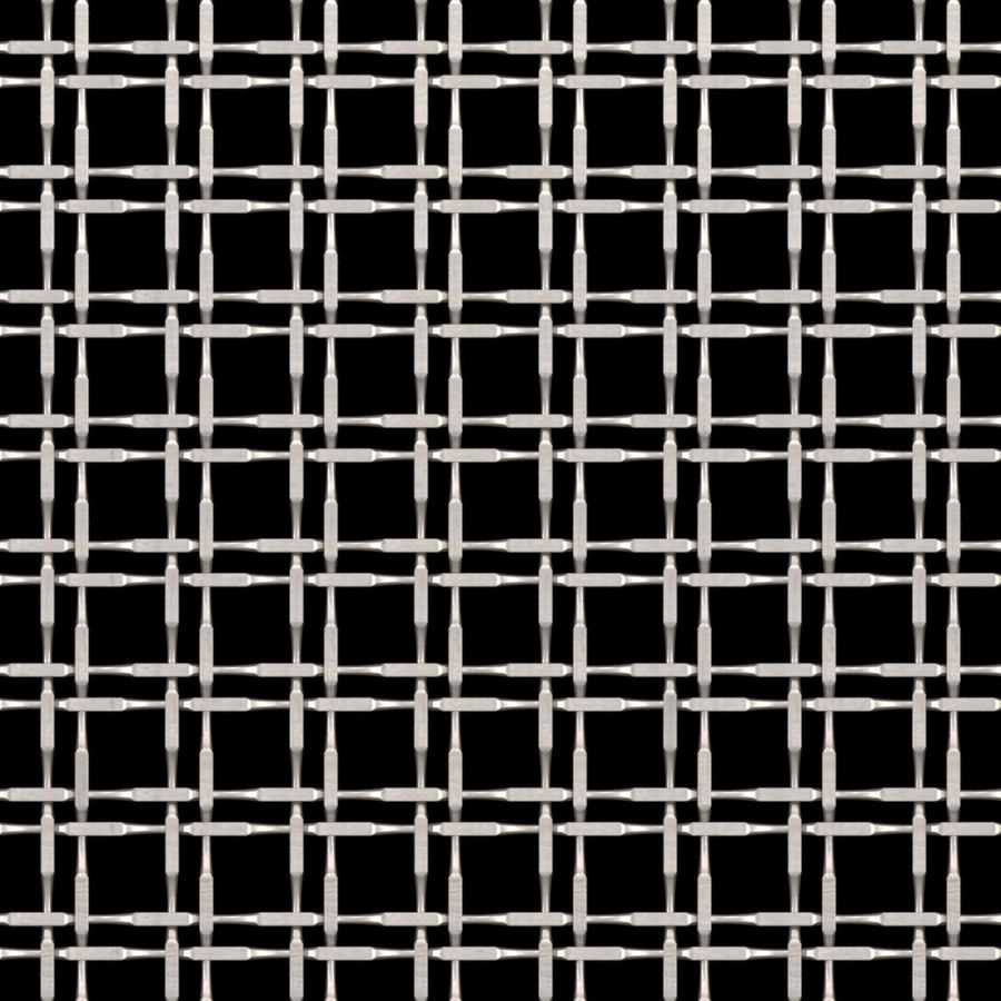 McNICHOLS® Wire Mesh Designer Mesh, TALICA™ 8146, Stainless Steel, Type 316, Woven - Twin Wire Flat Top Weave, 61% Open Area McNICHOLS® Wire Mesh Designer Mesh, TALICA™ 8146, Stainless Steel, Type 316, Woven - Twin Wire Flat Top Weave, 61% Open Area
