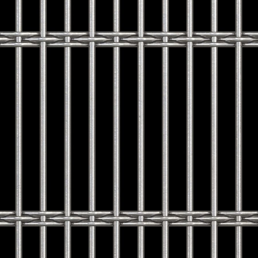 McNICHOLS® Wire Mesh Designer Mesh, AURA™ 8150, Stainless Steel, Type 316, Woven - Rigid Cable-Style Weave, 65% Open Area McNICHOLS® Wire Mesh Designer Mesh, AURA™ 8150, Stainless Steel, Type 316, Woven - Rigid Cable-Style Weave, 65% Open Area