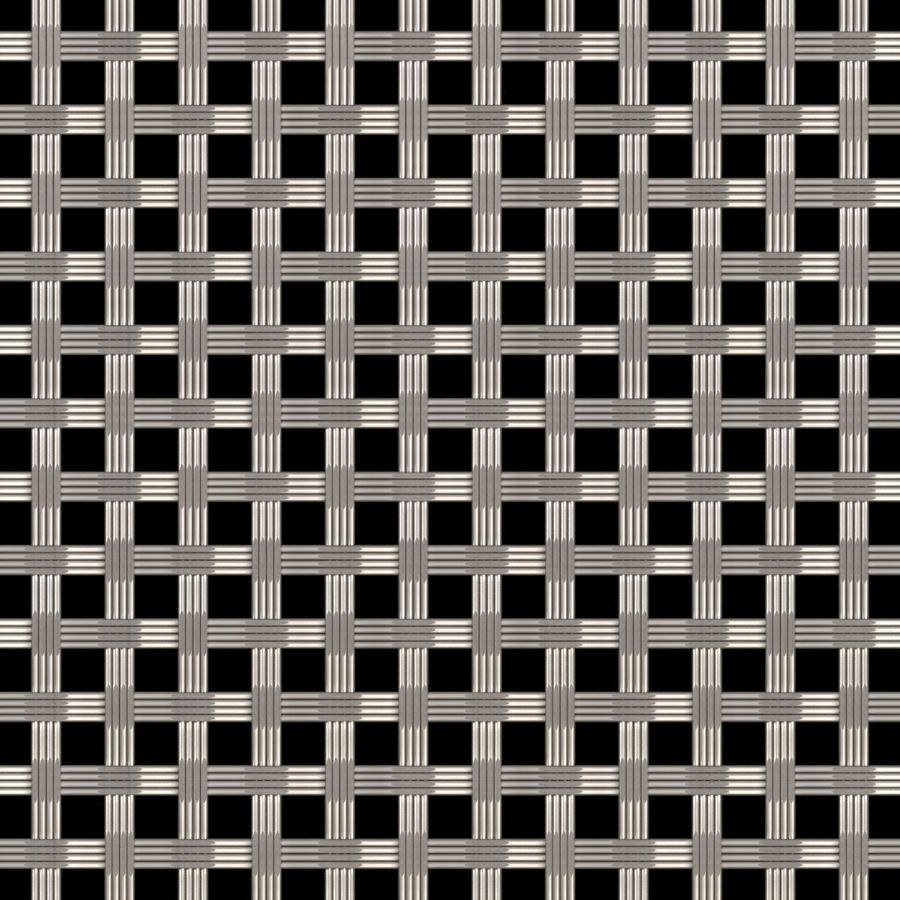 McNICHOLS® Wire Mesh Designer Mesh, TALICA™ 8158, Stainless Steel, Type 316, Woven - Four Wire Weave, 34% Open Area McNICHOLS® Wire Mesh Designer Mesh, TALICA™ 8158, Stainless Steel, Type 316, Woven - Four Wire Weave, 34% Open Area