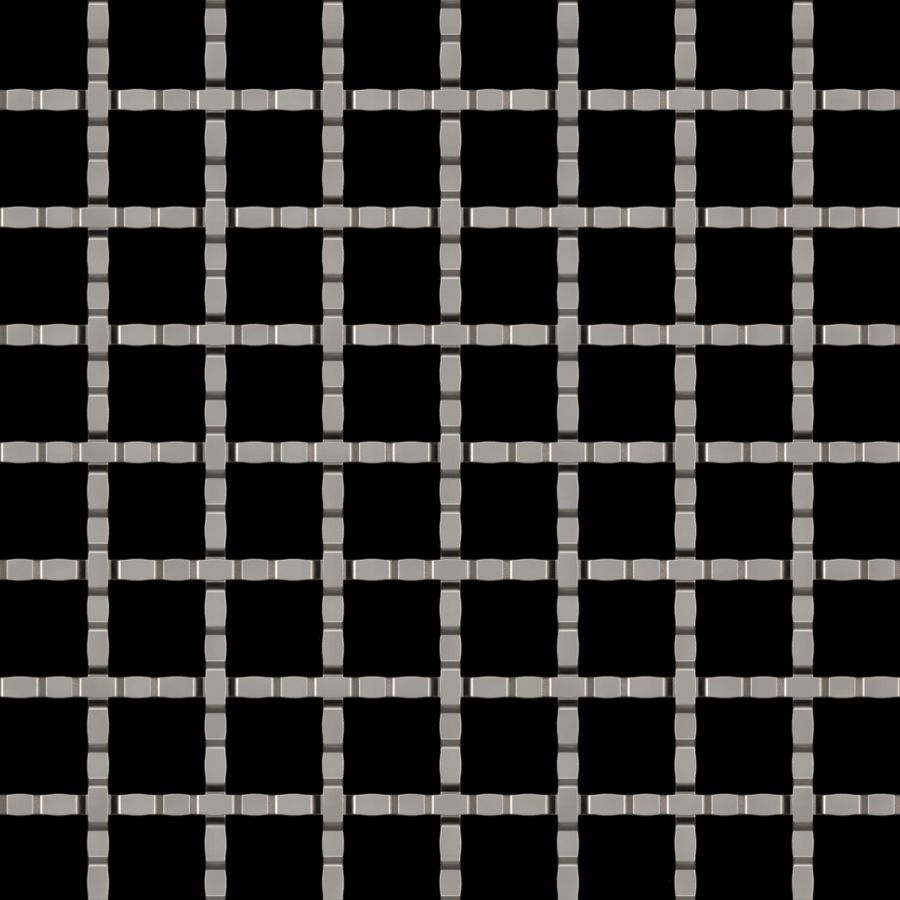 McNICHOLS® Wire Mesh Designer Mesh, TECHNA™ 8159, Stainless Steel, Type 316, Woven - Intercrimp Weave, 63% Open Area McNICHOLS® Wire Mesh Designer Mesh, TECHNA™ 8159, Stainless Steel, Type 316, Woven - Intercrimp Weave, 63% Open Area