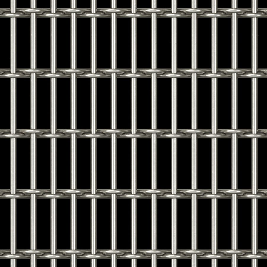 McNICHOLS® Wire Mesh Designer Mesh, AURA™ 8810, Stainless Steel, Type 316, Woven - Rigid Cable-Style Weave, 62% Open Area McNICHOLS® Wire Mesh Designer Mesh, AURA™ 8810, Stainless Steel, Type 316, Woven - Rigid Cable-Style Weave, 62% Open Area