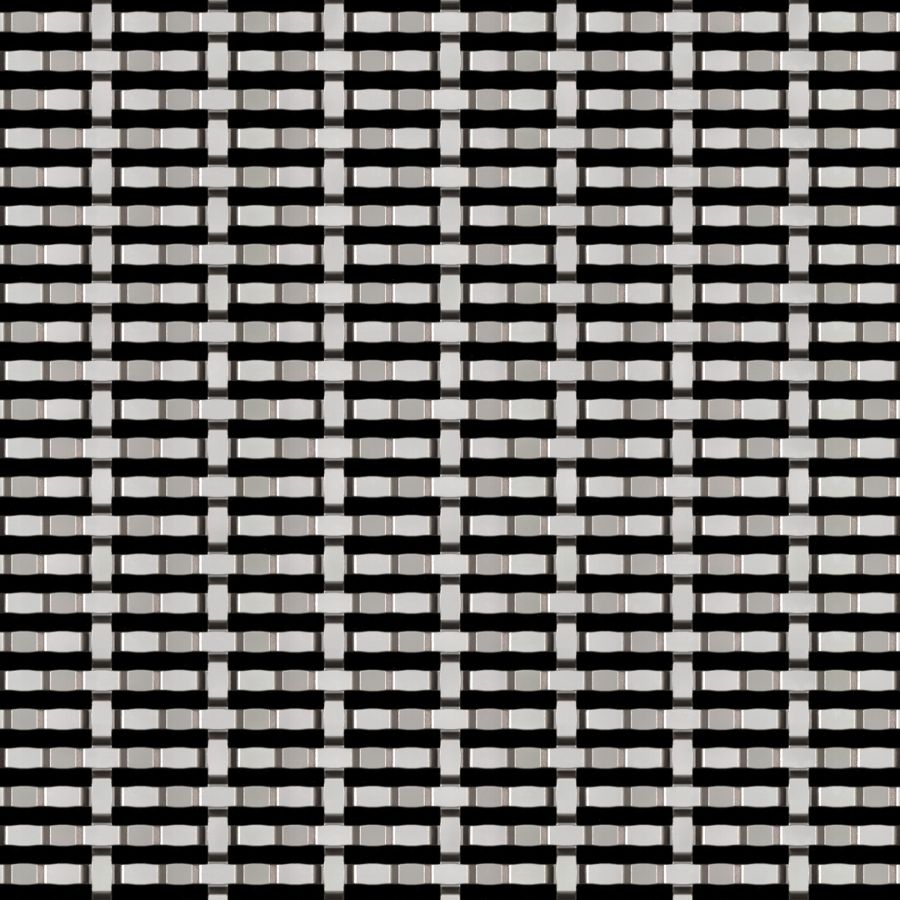 McNICHOLS® Wire Mesh Designer Mesh, CHATEAU™ 8861, Stainless Steel, Type 316, Woven - Intercrimp/Plain Weave, 27% Open Area McNICHOLS® Wire Mesh Designer Mesh, CHATEAU™ 8861, Stainless Steel, Type 316, Woven - Intercrimp/Plain Weave, 27% Open Area