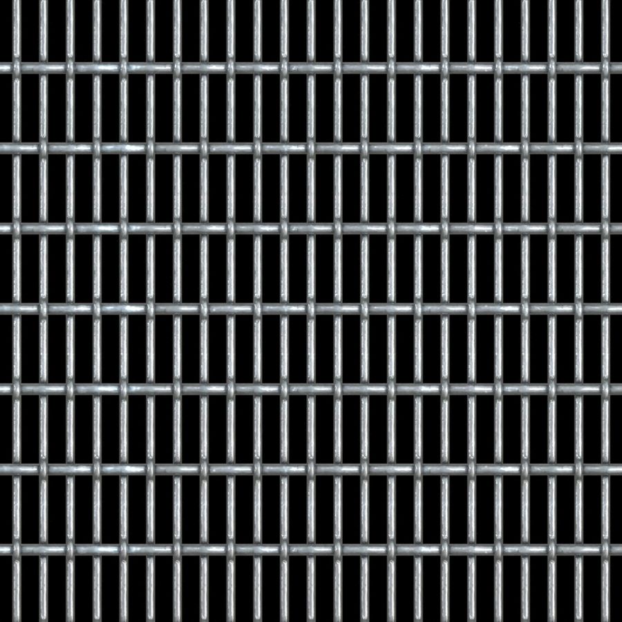 McNICHOLS® Wire Mesh Designer Mesh, CHATEAU™ 3125, Galvanized Steel, Pre-Galvanized, Woven - Lock Crimp/Plain Weave, 59% Open Area McNICHOLS® Wire Mesh Designer Mesh, CHATEAU™ 3125, Galvanized Steel, Pre-Galvanized, Woven - Lock Crimp/Plain Weave, 59% Open Area