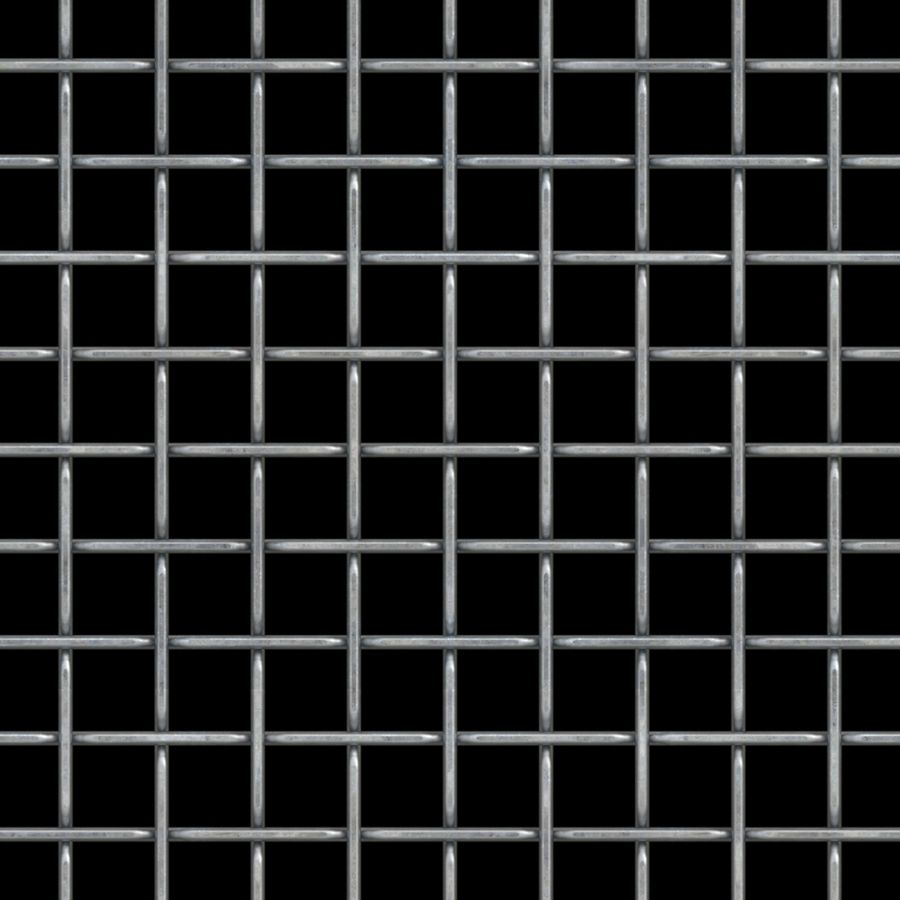 McNICHOLS® Wire Mesh Designer Mesh, TECHNA™ 8168, Galvanized Steel, Pre-Galvanized, Woven - Flat Top Weave, 74% Open Area McNICHOLS® Wire Mesh Designer Mesh, TECHNA™ 8168, Galvanized Steel, Pre-Galvanized, Woven - Flat Top Weave, 74% Open Area
