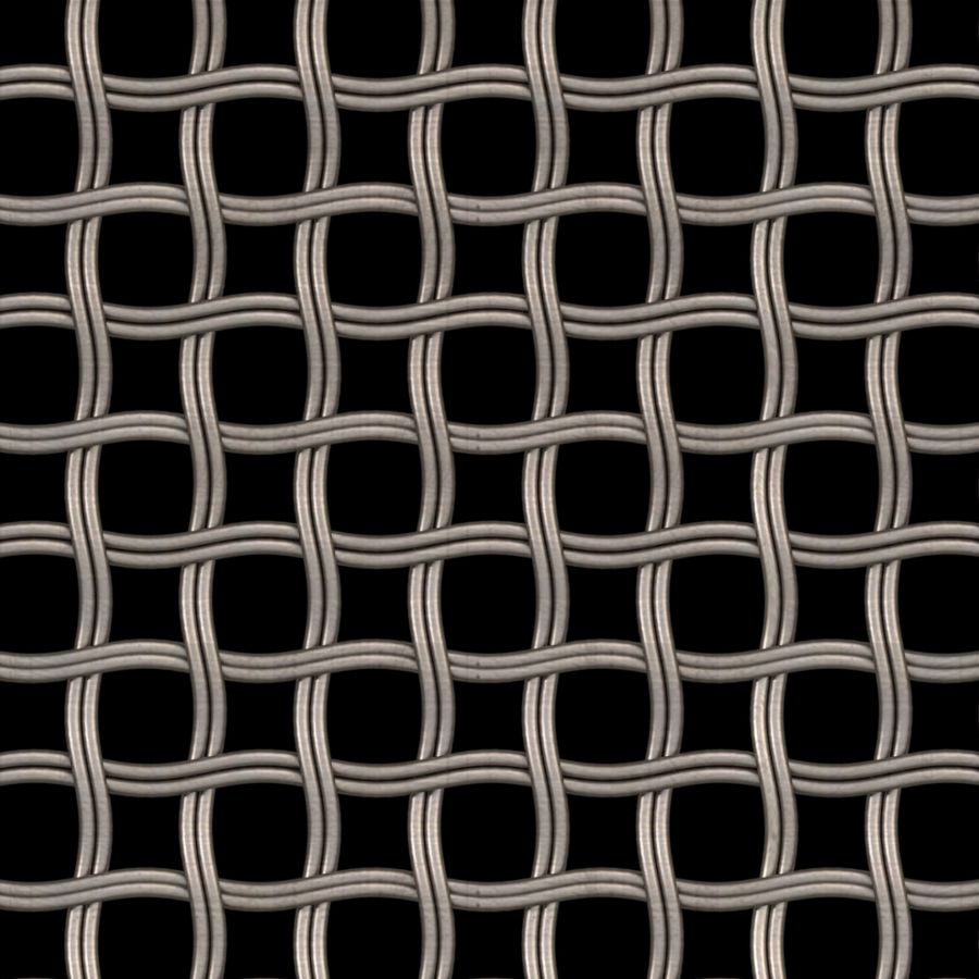 McNICHOLS® Wire Mesh Designer Mesh, HALO™ 2252, Carbon Steel, Cold Rolled, Woven - Helical (Spiral) Crimp Weave, 52% Open Area McNICHOLS® Wire Mesh Designer Mesh, HALO™ 2252, Carbon Steel, Cold Rolled, Woven - Helical (Spiral) Crimp Weave, 52% Open Area