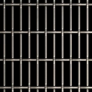 McNICHOLS® Wire Mesh Designer Mesh, CHATEAU™ 3110, Carbon Steel, Cold Rolled, Woven - Lock Crimp/Plain Weave, 67% Open Area