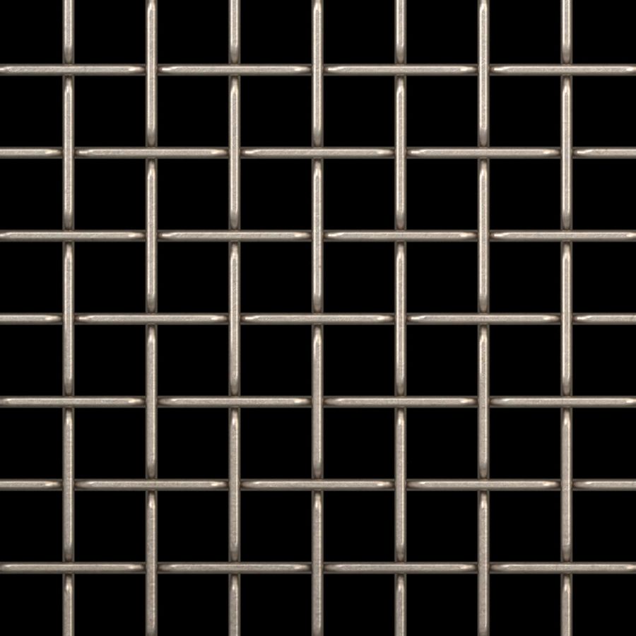 McNICHOLS® Wire Mesh Designer Mesh, TECHNA™ 8168, Carbon Steel, Cold Rolled, Woven - Flat Top Weave, 74% Open Area McNICHOLS® Wire Mesh Designer Mesh, TECHNA™ 8168, Carbon Steel, Cold Rolled, Woven - Flat Top Weave, 74% Open Area