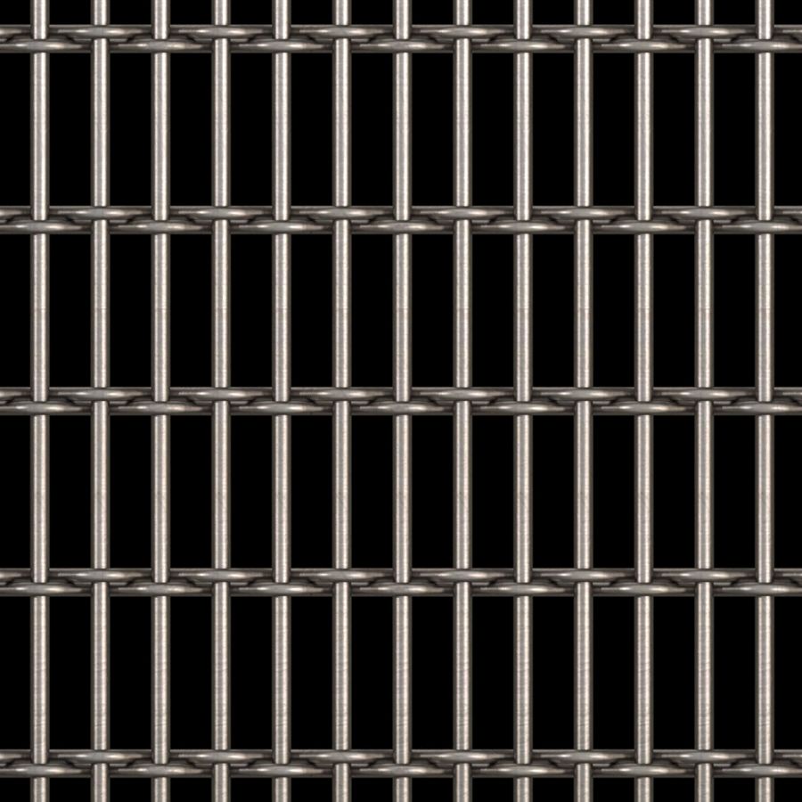 McNICHOLS® Wire Mesh Designer Mesh, AURA™ 8810, Carbon Steel, Cold Rolled, Woven - Rigid Cable-Style Weave, 62% Open Area McNICHOLS® Wire Mesh Designer Mesh, AURA™ 8810, Carbon Steel, Cold Rolled, Woven - Rigid Cable-Style Weave, 62% Open Area