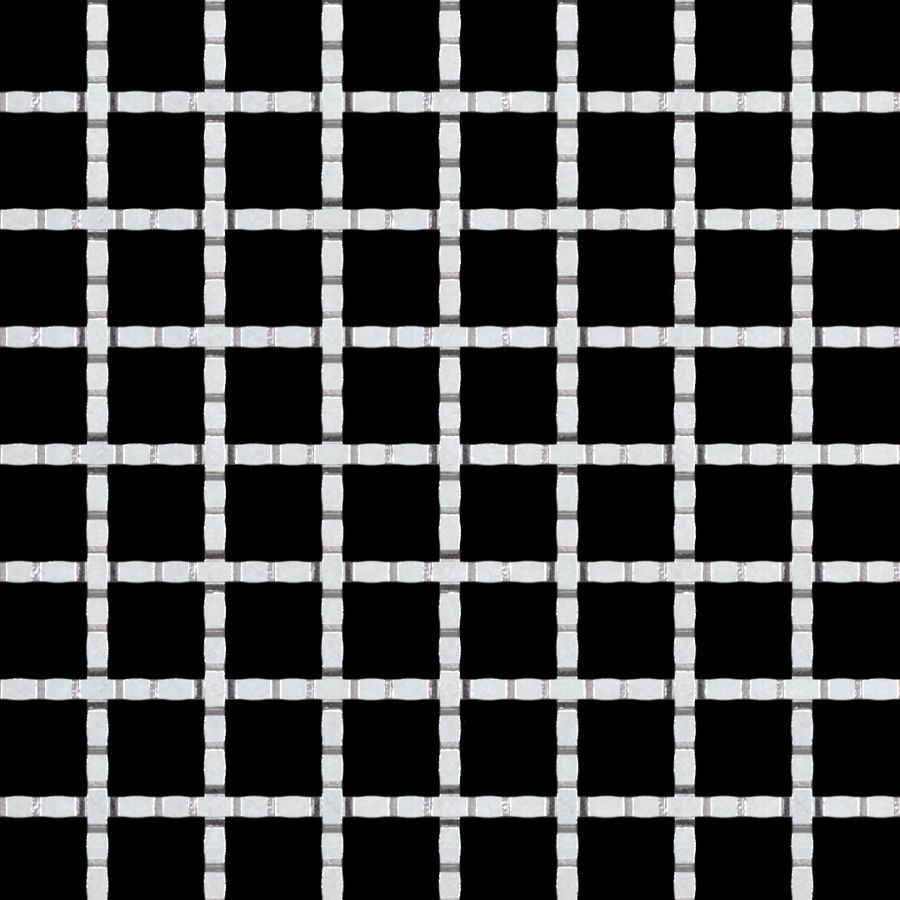 McNICHOLS® Wire Mesh Designer Mesh, TECHNA™ 8159, Aluminum, Alloy 1350-H19, Woven - Intercrimp Weave, 63% Open Area McNICHOLS® Wire Mesh Designer Mesh, TECHNA™ 8159, Aluminum, Alloy 1350-H19, Woven - Intercrimp Weave, 63% Open Area