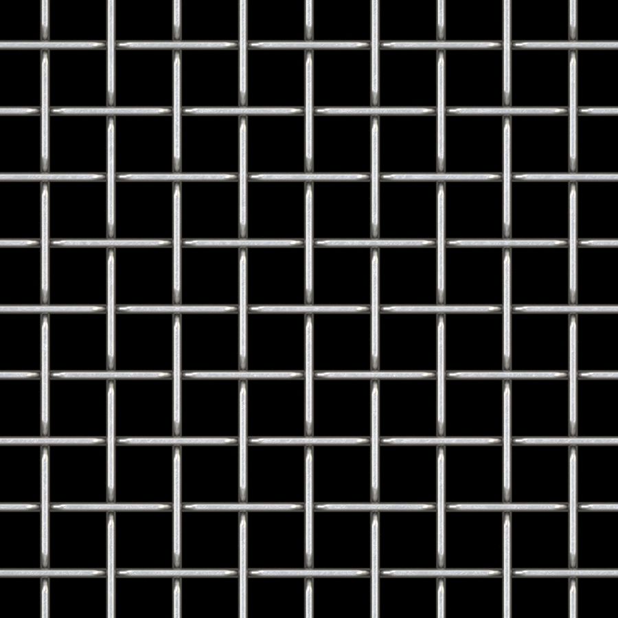 McNICHOLS® Wire Mesh Designer Mesh, TECHNA™ 8168, Aluminum, Alloy 1350-H19, Woven - Flat Top Weave, 74% Open Area McNICHOLS® Wire Mesh Designer Mesh, TECHNA™ 8168, Aluminum, Alloy 1350-H19, Woven - Flat Top Weave, 74% Open Area