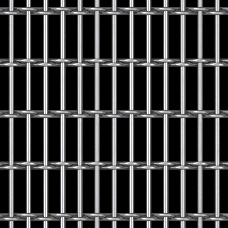 McNICHOLS® Wire Mesh Designer Mesh, AURA™ 8810, Aluminum, Alloy 1350-H19, Woven - Rigid Cable-Style Weave, 62% Open Area McNICHOLS® Wire Mesh Designer Mesh, AURA™ 8810, Aluminum, Alloy 1350-H19, Woven - Rigid Cable-Style Weave, 62% Open Area