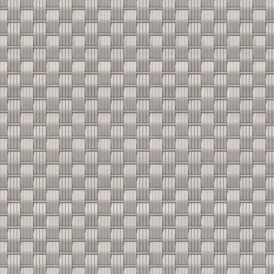 McNICHOLS® Wire Mesh Designer Mesh, SHIRE™ 2136, Stainless Steel, Type 304, Woven - Flat Wire Cladding Weave, 0% Open Area McNICHOLS® Wire Mesh Designer Mesh, SHIRE™ 2136, Stainless Steel, Type 304, Woven - Flat Wire Cladding Weave, 0% Open Area