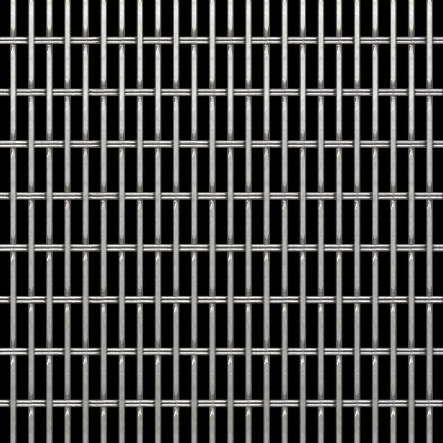 McNICHOLS® Wire Mesh Designer Mesh, SHIRE™ 4243, Stainless Steel, Type 304, Woven - Flat Top Weave, 57% Open Area McNICHOLS® Wire Mesh Designer Mesh, SHIRE™ 4243, Stainless Steel, Type 304, Woven - Flat Top Weave, 57% Open Area