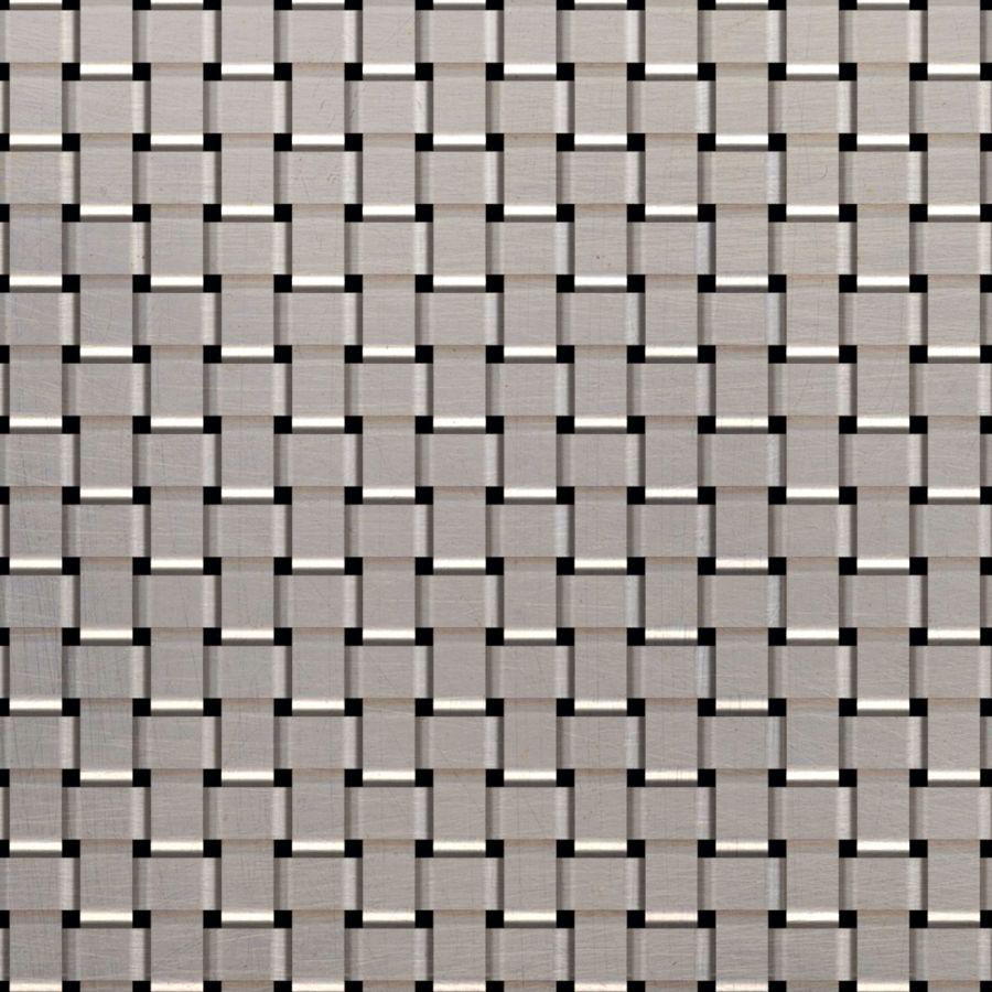 McNICHOLS® Wire Mesh Designer Mesh, ASHLAND™ 8016, Stainless Steel, Type 304, Woven - Flat Wire Plain Weave, 6% Open Area McNICHOLS® Wire Mesh Designer Mesh, ASHLAND™ 8016, Stainless Steel, Type 304, Woven - Flat Wire Plain Weave, 6% Open Area