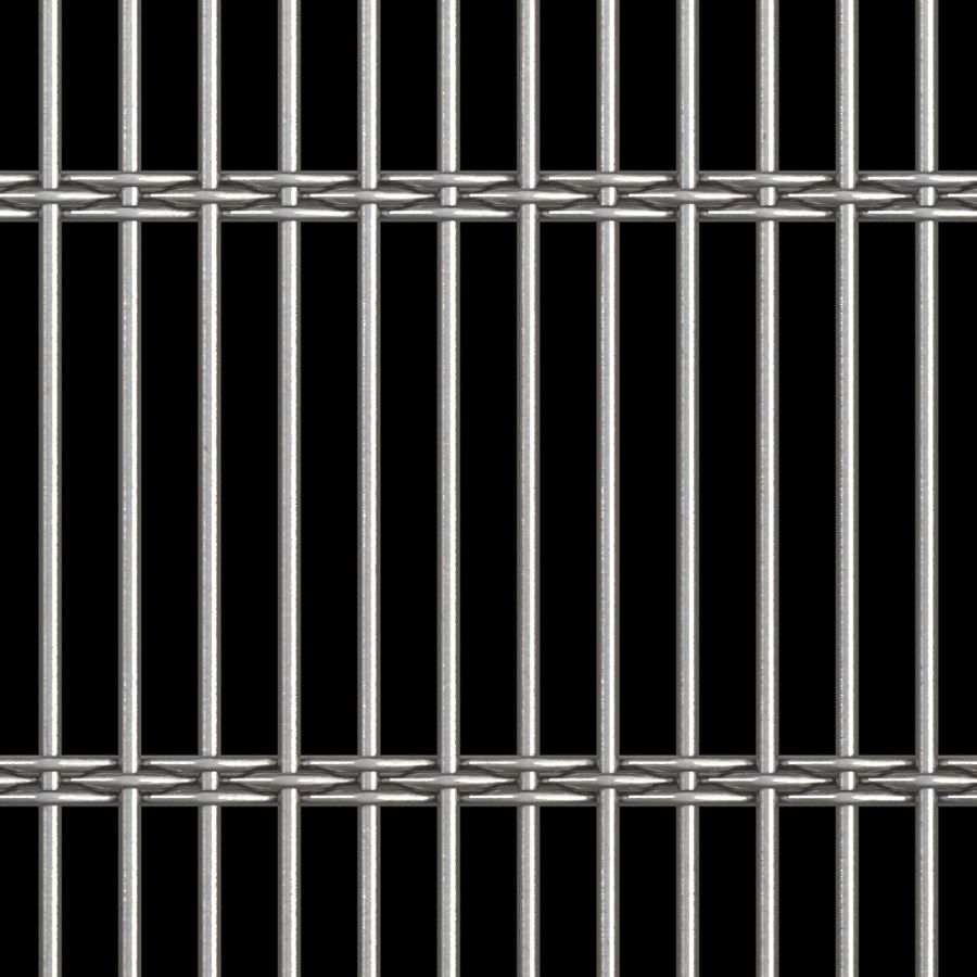 McNICHOLS® Wire Mesh Designer Mesh, AURA™ 8150, Stainless Steel, Type 304, Woven - Rigid Cable-Style Weave, 65% Open Area McNICHOLS® Wire Mesh Designer Mesh, AURA™ 8150, Stainless Steel, Type 304, Woven - Rigid Cable-Style Weave, 65% Open Area