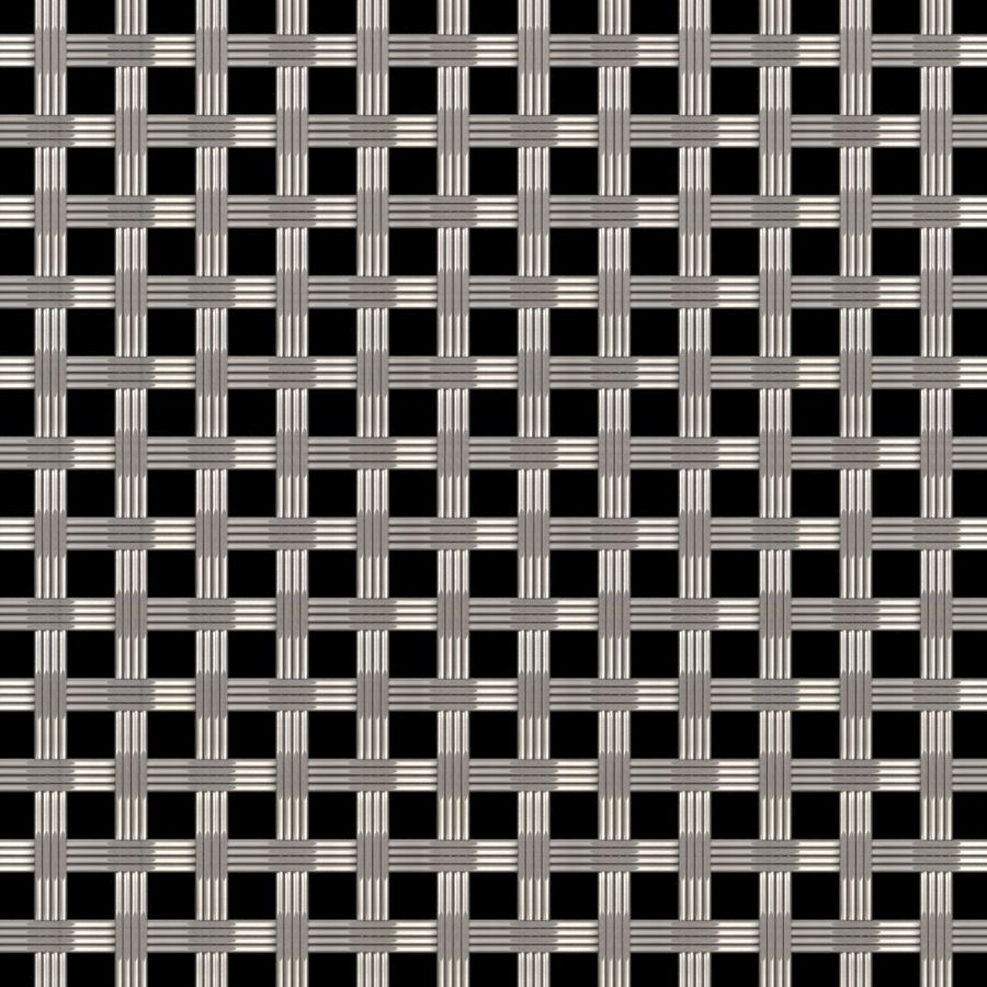 McNICHOLS® Wire Mesh Designer Mesh, TALICA™ 8158, Stainless Steel, Type 304, Woven - Four Wire Weave, 34% Open Area McNICHOLS® Wire Mesh Designer Mesh, TALICA™ 8158, Stainless Steel, Type 304, Woven - Four Wire Weave, 34% Open Area