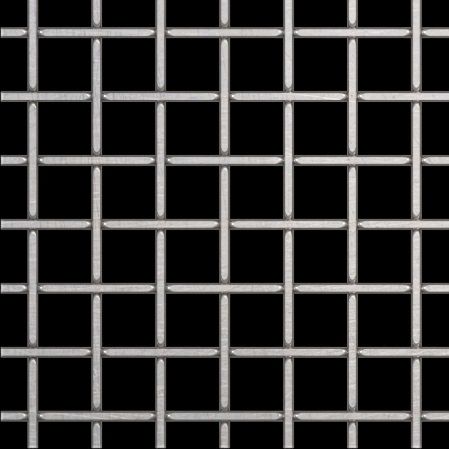 McNICHOLS® Wire Mesh Designer Mesh, TECHNA™ 8165, Stainless Steel, Type 304, Woven - Flat Top Weave, 70% Open Area McNICHOLS® Wire Mesh Designer Mesh, TECHNA™ 8165, Stainless Steel, Type 304, Woven - Flat Top Weave, 70% Open Area