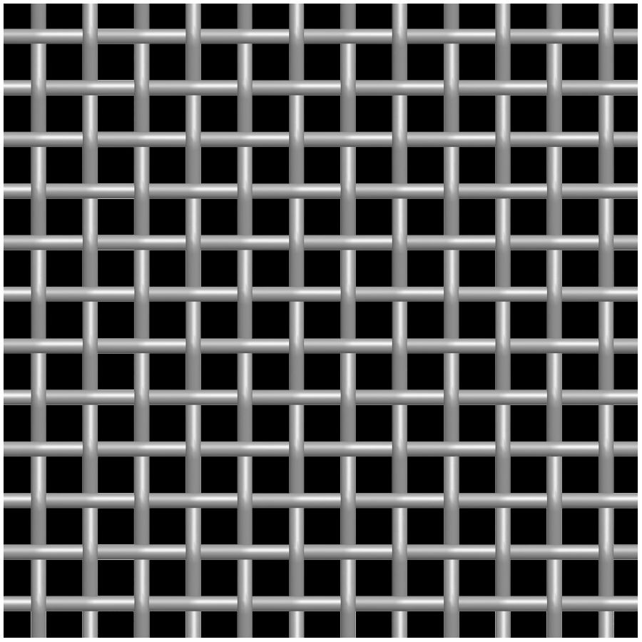 McNICHOLS® Wire Mesh Designer Mesh, TECHNA™ 8167, Stainless Steel, Type 304, Woven - Plain Weave, 51% Open Area McNICHOLS® Wire Mesh Designer Mesh, TECHNA™ 8167, Stainless Steel, Type 304, Woven - Plain Weave, 51% Open Area