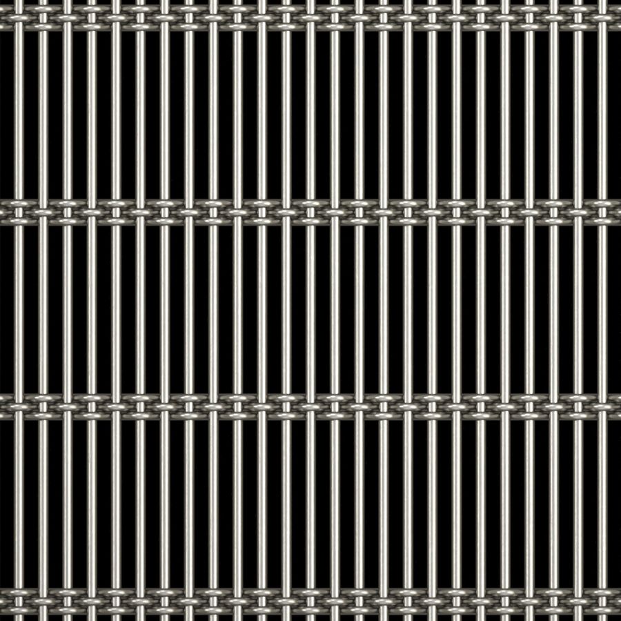 McNICHOLS® Wire Mesh Designer Mesh, AURA™ 8856, Stainless Steel, Type 304, Woven - Rigid Cable-Style Weave, 42% Open Area McNICHOLS® Wire Mesh Designer Mesh, AURA™ 8856, Stainless Steel, Type 304, Woven - Rigid Cable-Style Weave, 42% Open Area