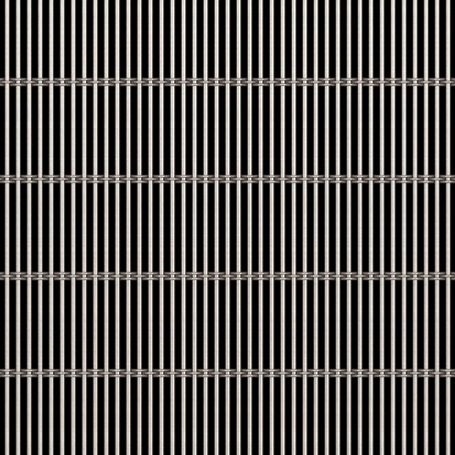 McNICHOLS® Wire Mesh Designer Mesh, AURA™ 8858, Stainless Steel, Type 304, Woven - Rigid Cable-Style Weave, 51% Open Area McNICHOLS® Wire Mesh Designer Mesh, AURA™ 8858, Stainless Steel, Type 304, Woven - Rigid Cable-Style Weave, 51% Open Area