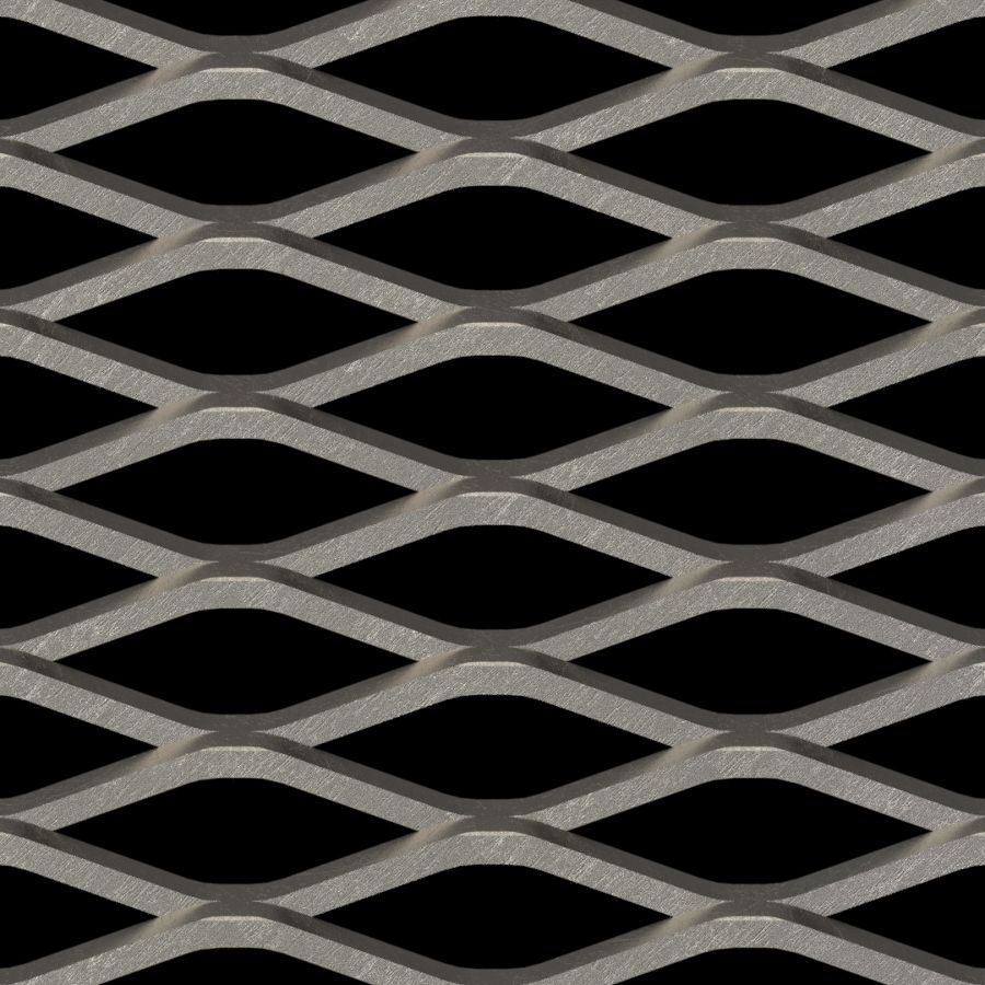 McNICHOLS® Expanded Metal Catwalk, Carbon Steel, HRPO, 4.27# Catwalk (Standard/Raised - Reverse Diamond), 58% Open Area McNICHOLS® Expanded Metal Catwalk, Carbon Steel, HRPO, 4.27# Catwalk (Standard/Raised - Reverse Diamond), 58% Open Area