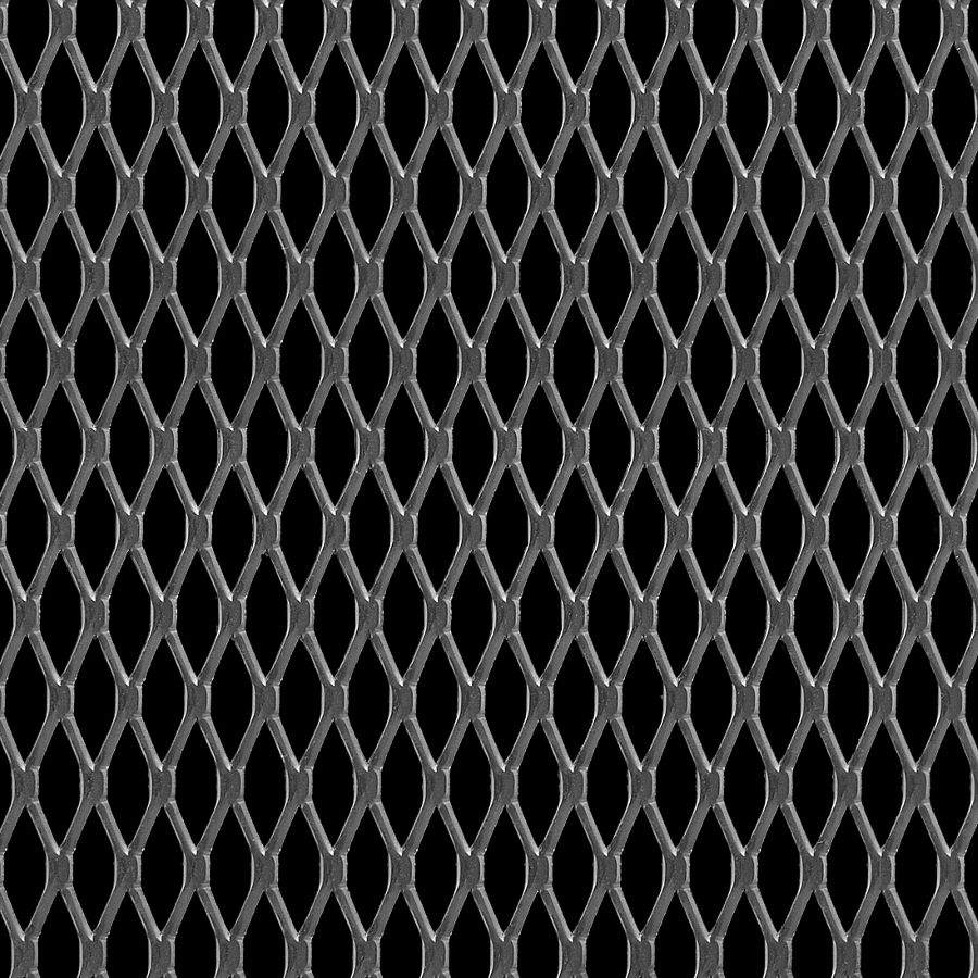 McNICHOLS® Expanded Metal Flattened, Carbon Steel, Hot Rolled, 1/2" No. 13 Flattened, 64% Open Area McNICHOLS® Expanded Metal Flattened, Carbon Steel, Hot Rolled, 1/2" No. 13 Flattened, 64% Open Area